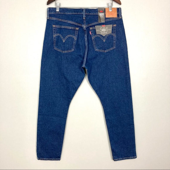 Levi’s Premium 501 Skinny Jeans Dark Wash Stretch nwt - Picture 5 of 10